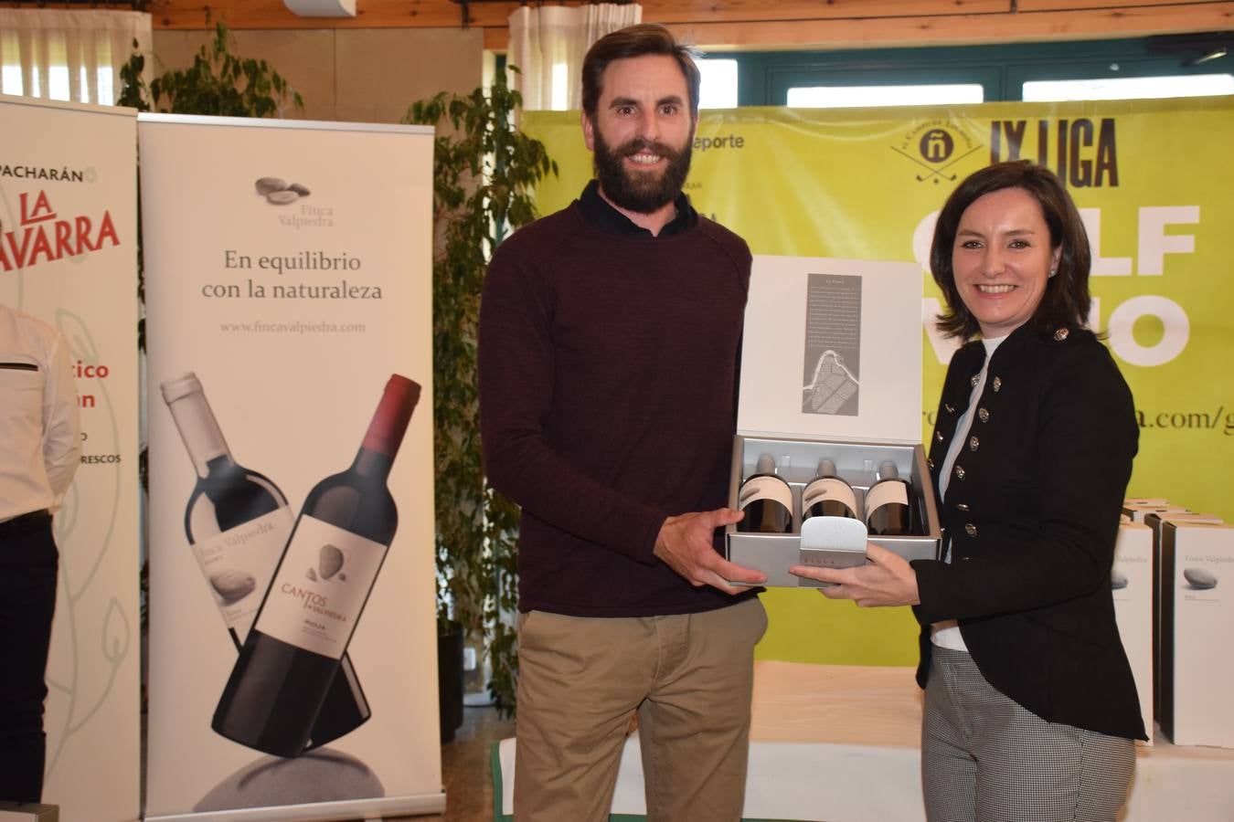 Entrega de premios del Torneo Finca Valpiedra, de la Liga de Golf y Vino.