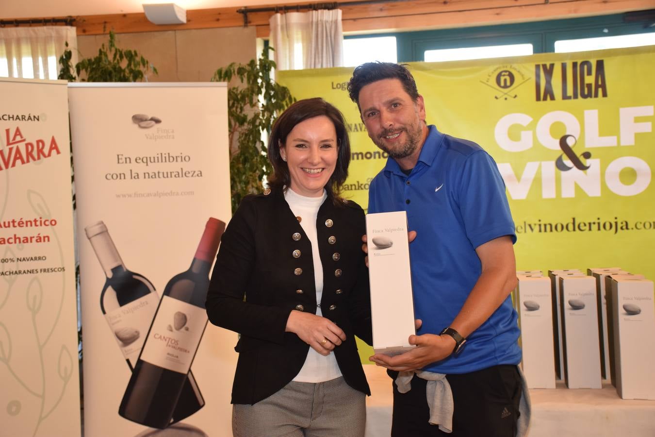 Entrega de premios del Torneo Finca Valpiedra, de la Liga de Golf y Vino.