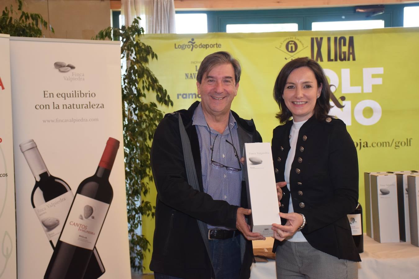 Entrega de premios del Torneo Finca Valpiedra, de la Liga de Golf y Vino.