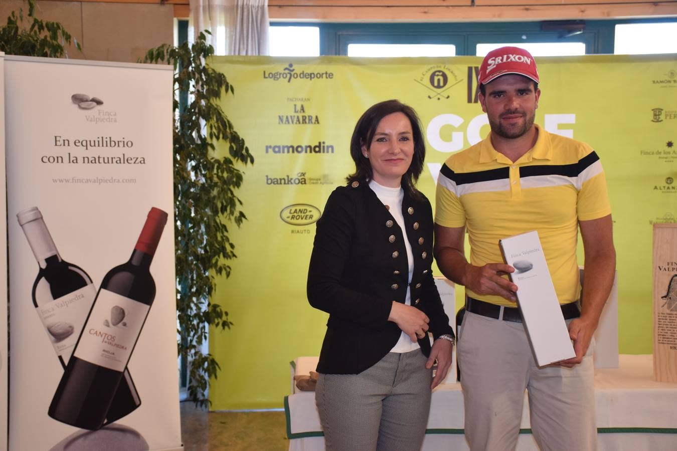 Entrega de premios del Torneo Finca Valpiedra, de la Liga de Golf y Vino.