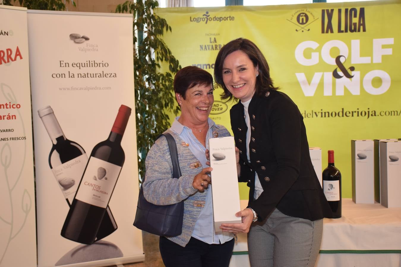 Entrega de premios del Torneo Finca Valpiedra, de la Liga de Golf y Vino.