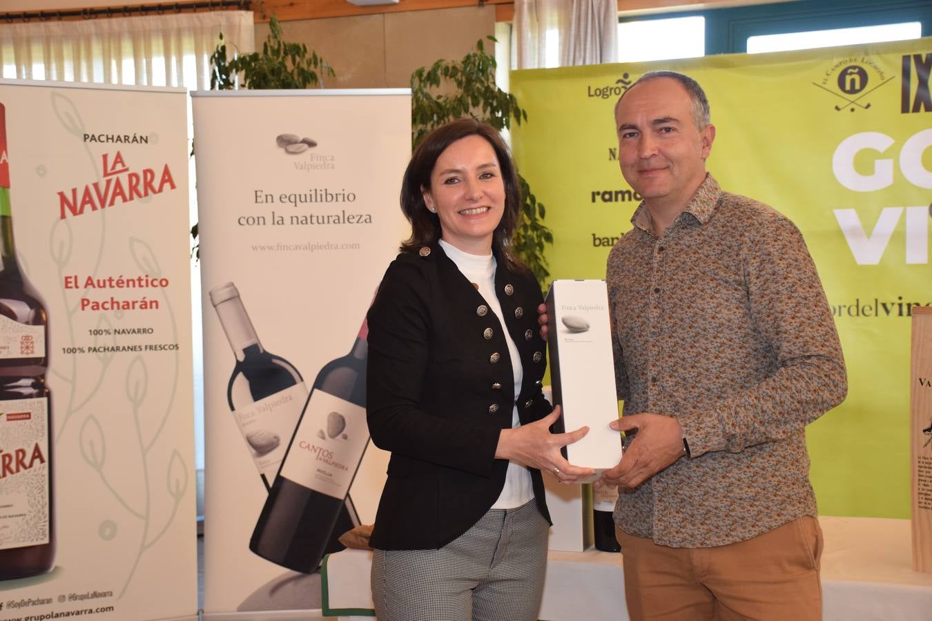 Entrega de premios del Torneo Finca Valpiedra, de la Liga de Golf y Vino.