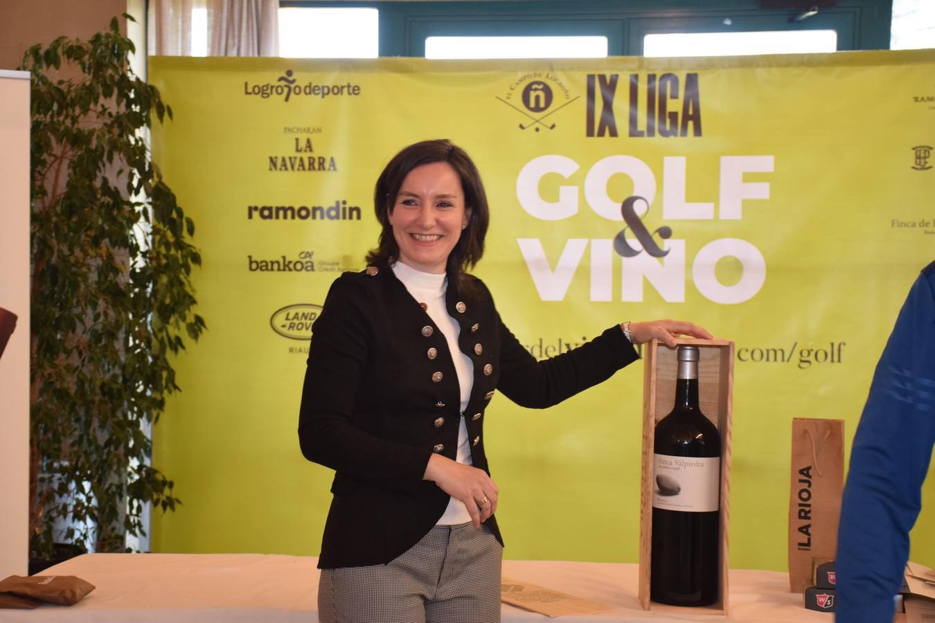 Entrega de premios del Torneo Finca Valpiedra, de la Liga de Golf y Vino.