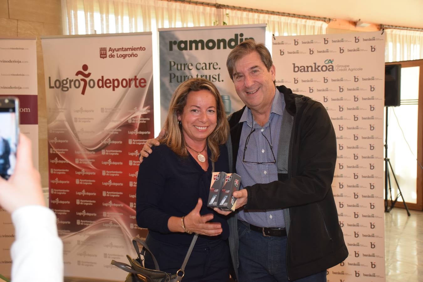 Entrega de premios del Torneo Finca Valpiedra, de la Liga de Golf y Vino.