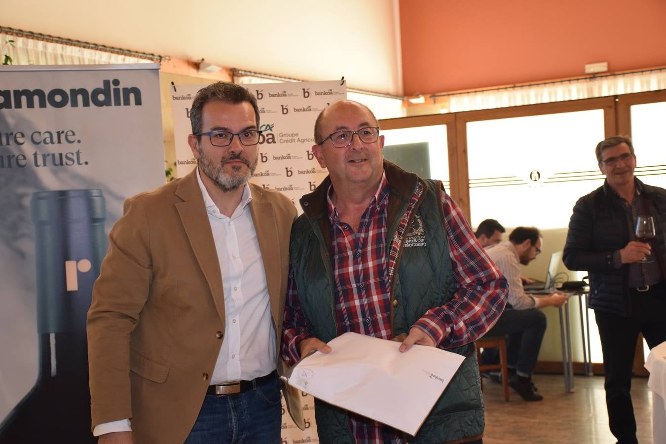 Entrega de premios del Torneo Finca Valpiedra, de la Liga de Golf y Vino.