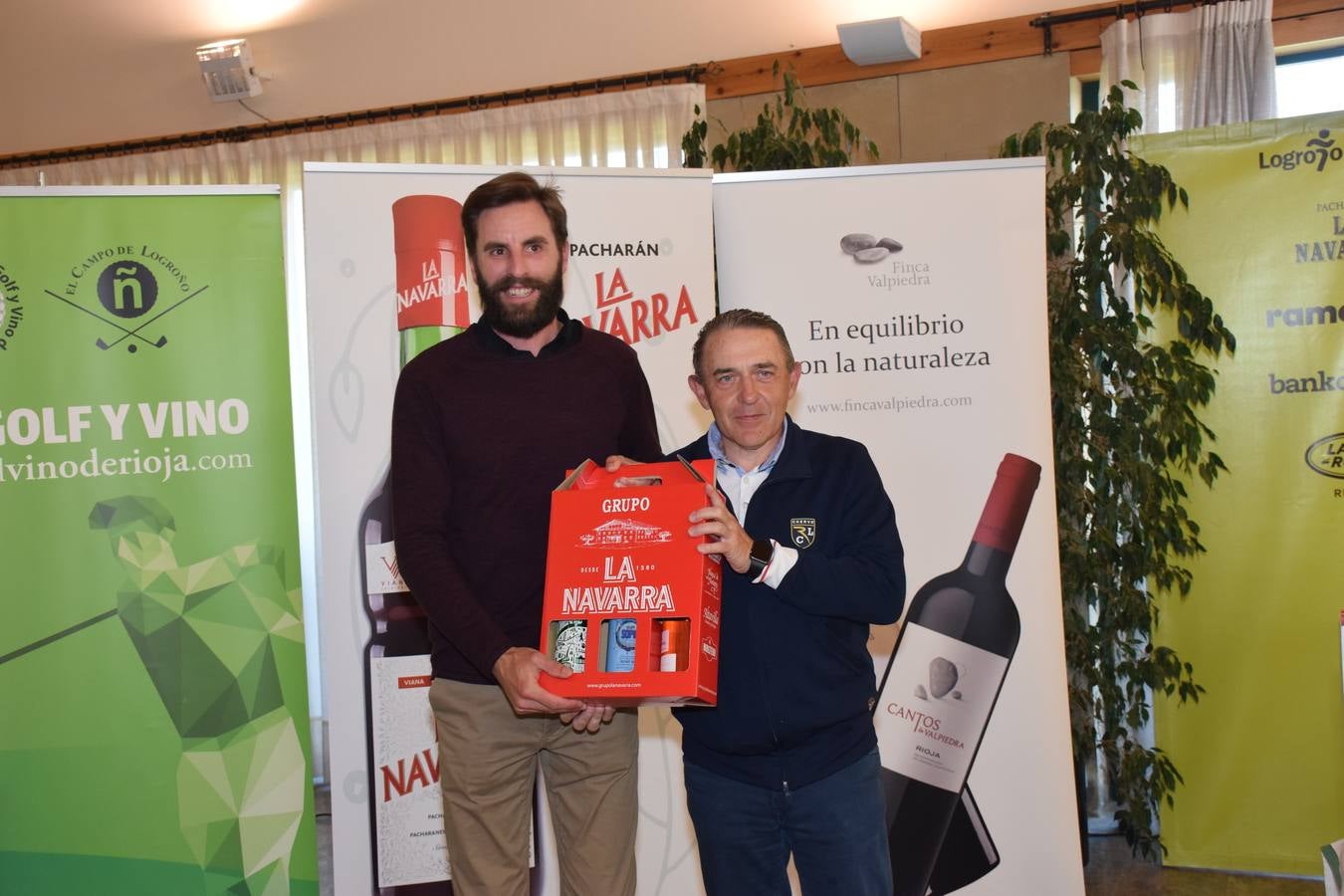 Entrega de premios del Torneo Finca Valpiedra, de la Liga de Golf y Vino.