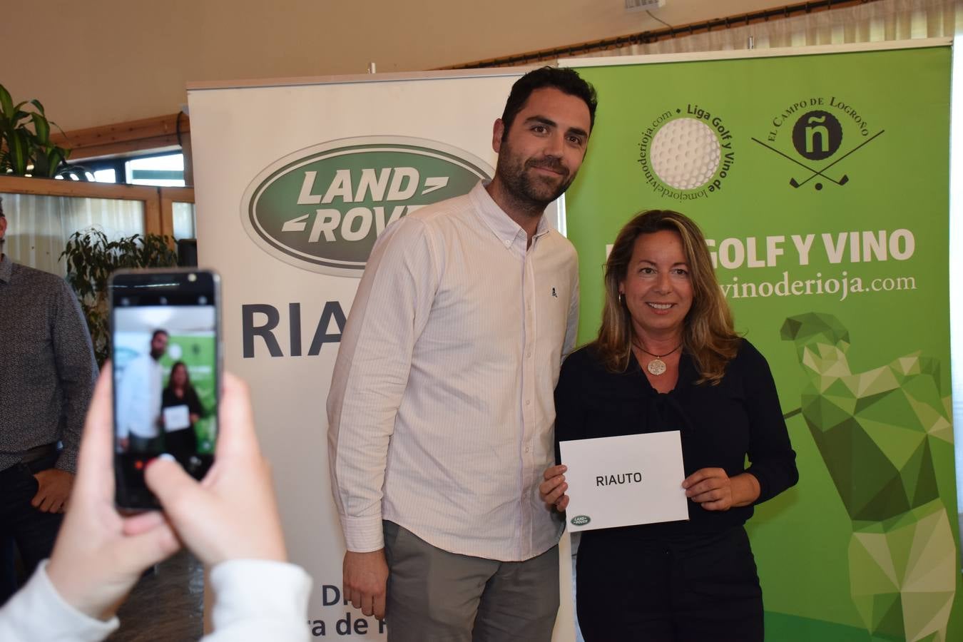 Entrega de premios del Torneo Finca Valpiedra, de la Liga de Golf y Vino.