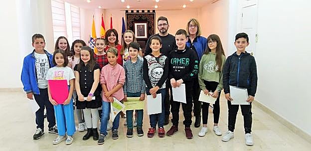 Pleno infantil en el Ayuntamiento de Villamediana