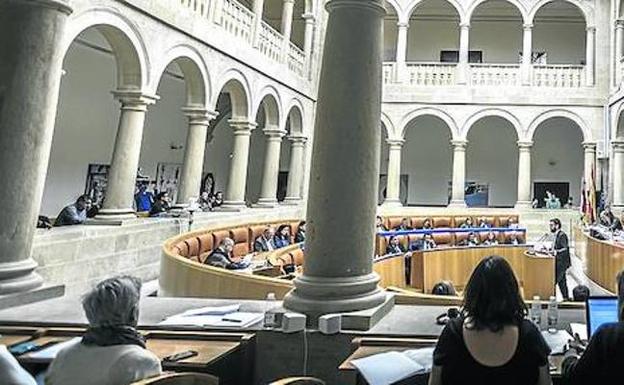 Pleno del Parlamento de La Rioja. 