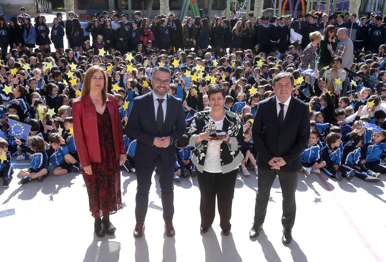 El colegio Escolapias-Sotilllo de Logroño ha sido galardonado con la Estrella de Europa 2019 por introducir la dimensión europea en todas las etapas educativas.