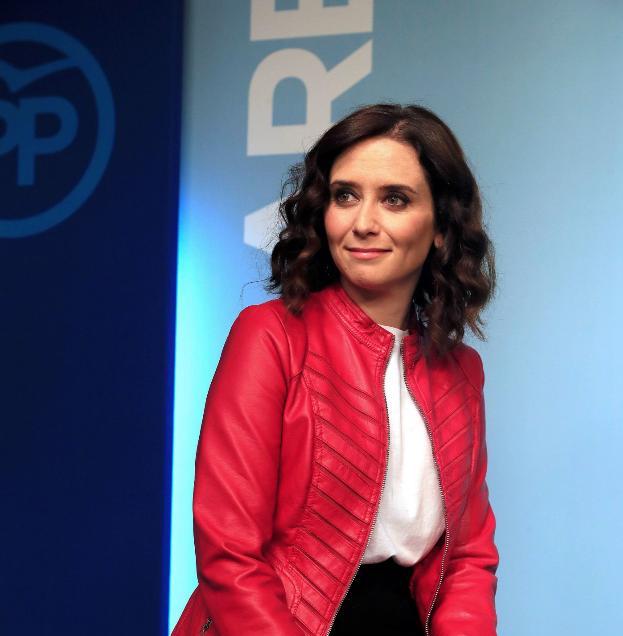 Isabel Díaz Ayuso, candidata del PP en Madrid. 