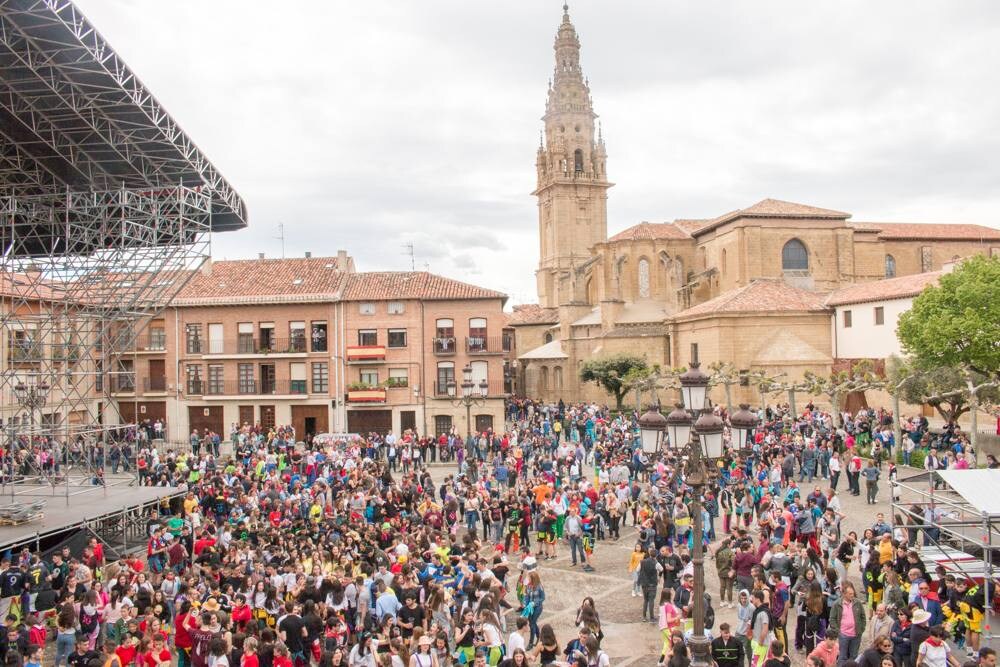 Fotos: Santo Domingo tira el cohete de las fiestas en honor a su patrón