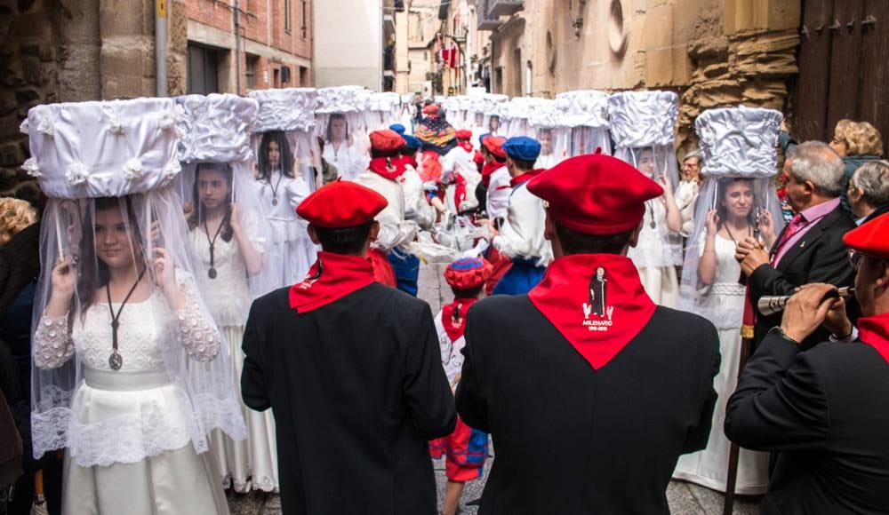 Fotos: Procesión del Pan del Santo y del Peregrino de anto Domingo