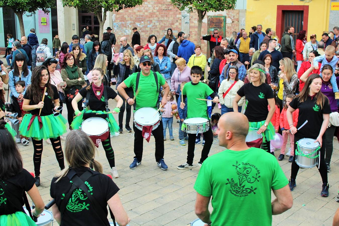 Fotos: Lanzamiento del cohete de las fiestas de San Isidro en Villamediana