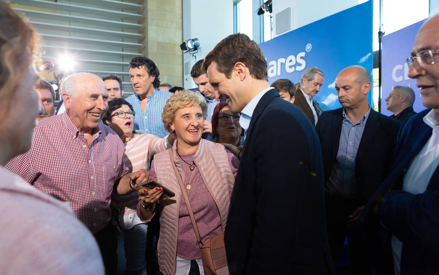 Fotos: Pablo Casado, en Logroño