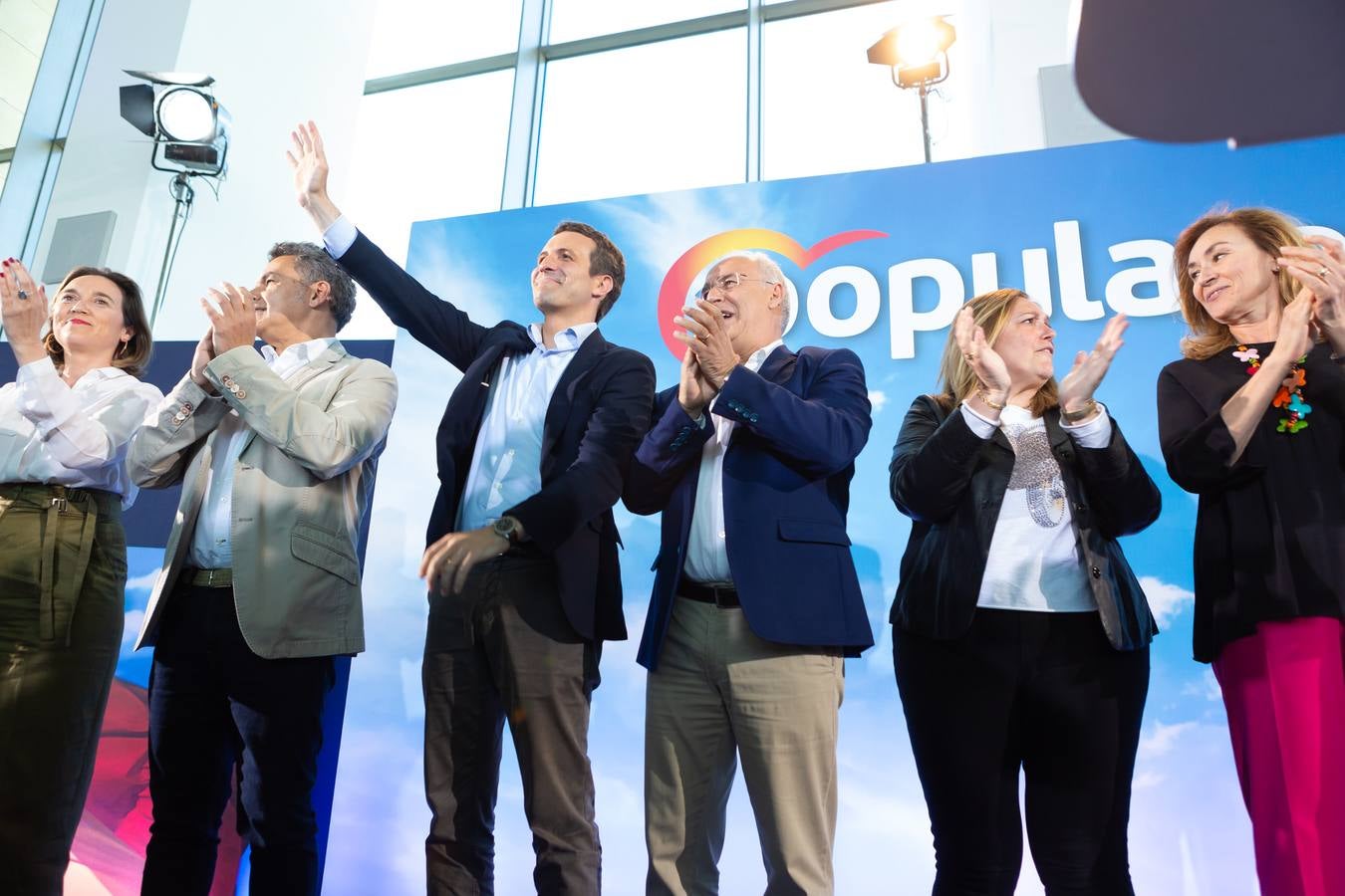 Fotos: Pablo Casado, en Logroño