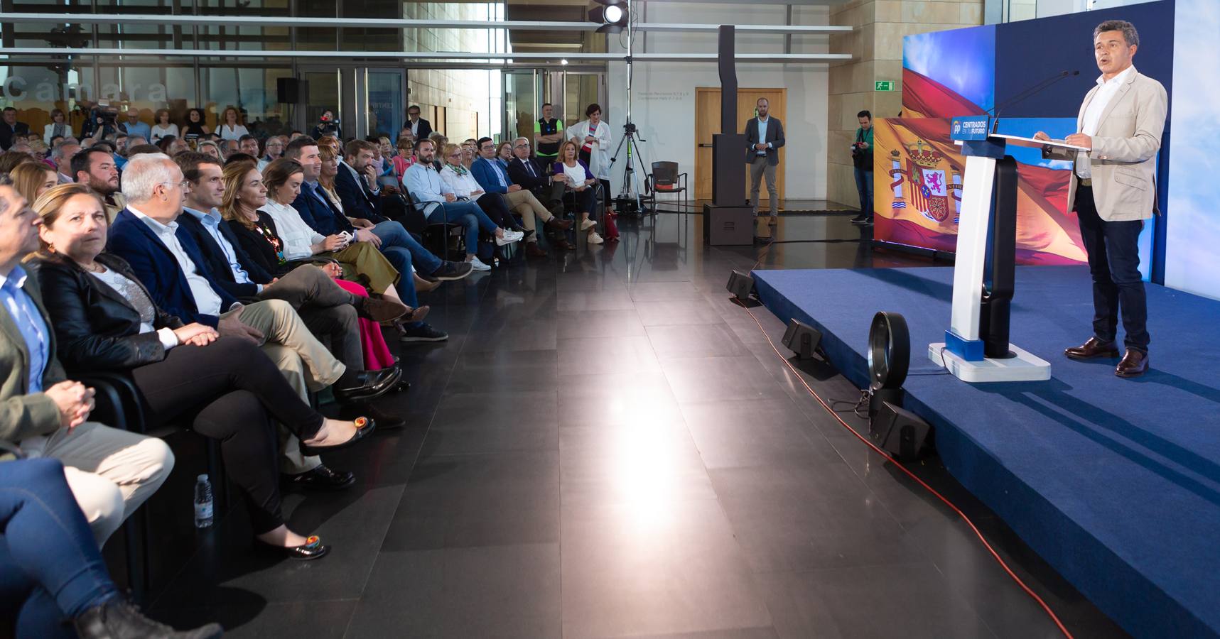 Fotos: Pablo Casado, en Logroño