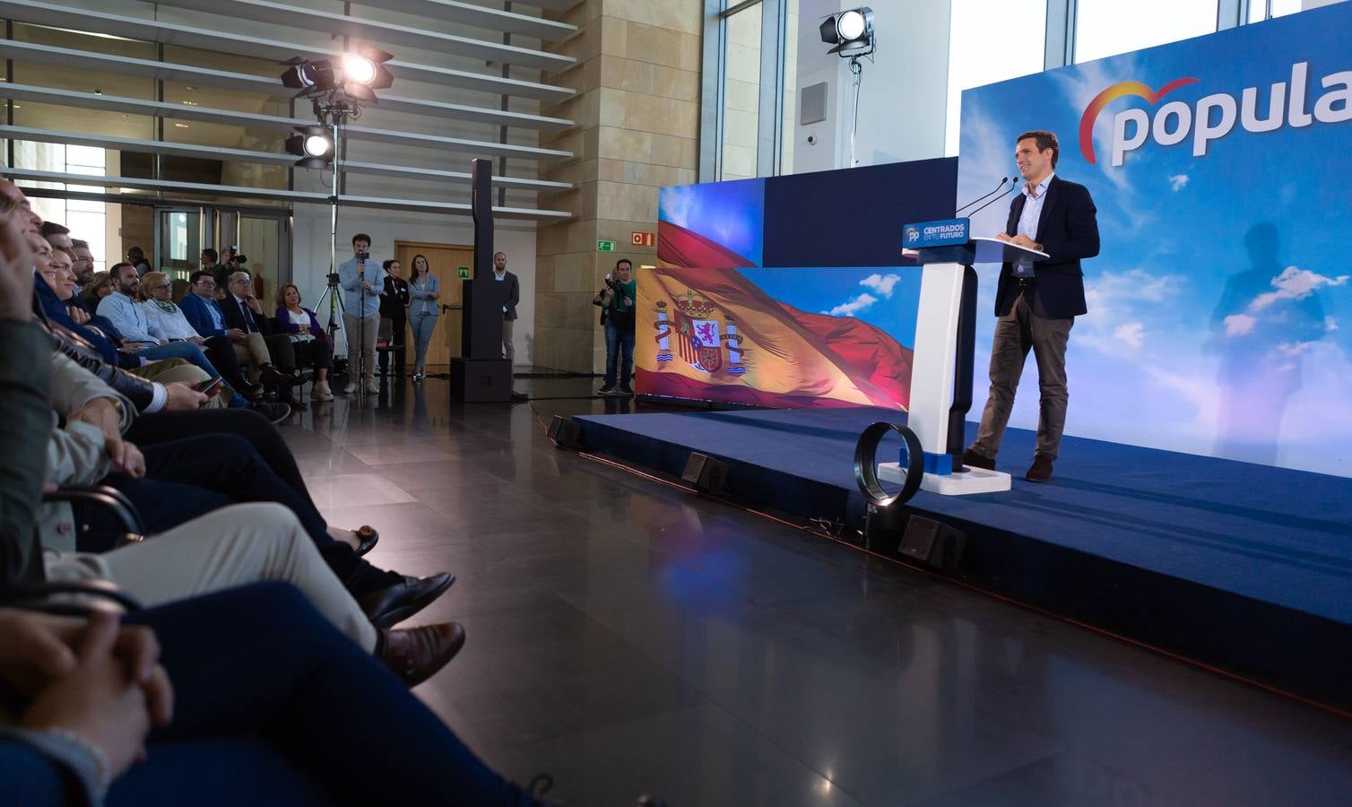 Fotos: Pablo Casado, en Logroño