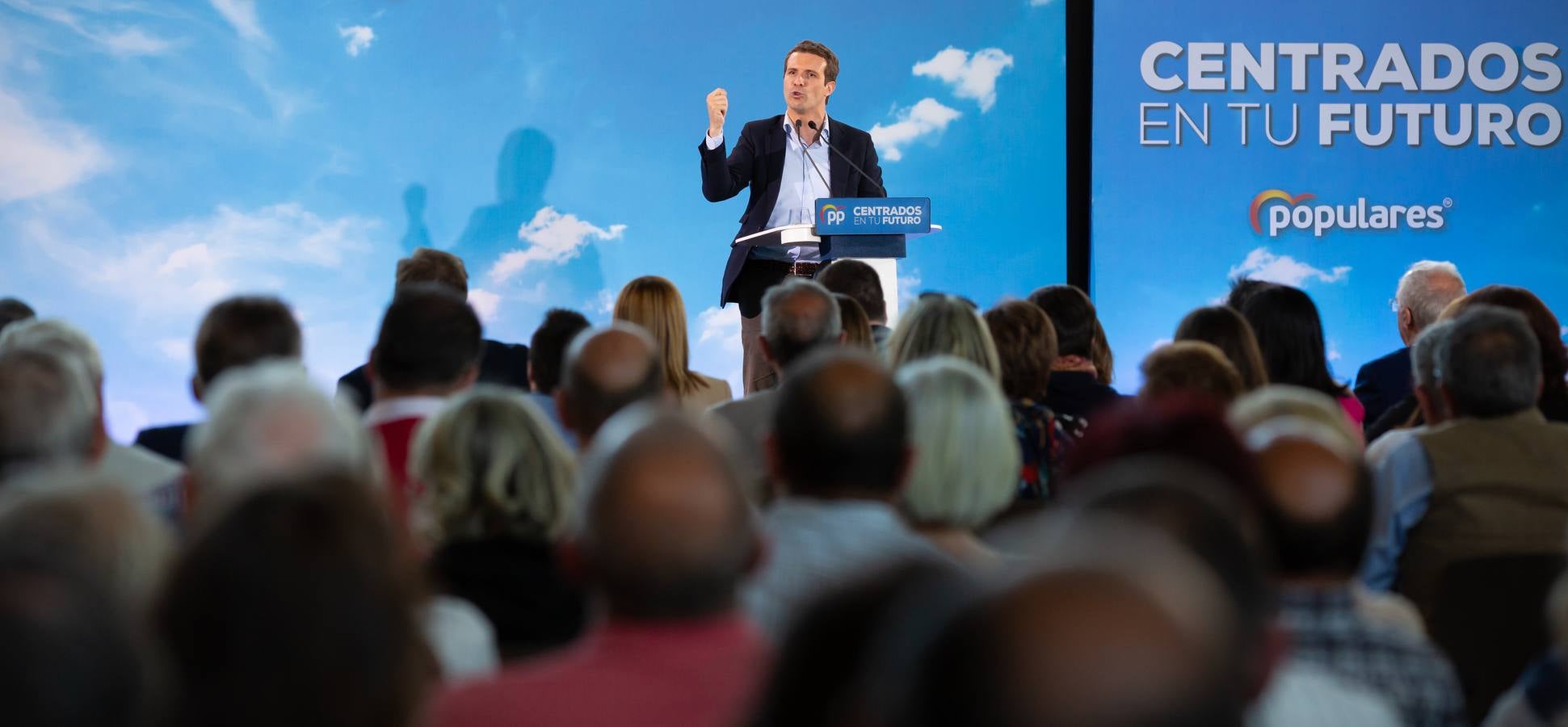 Fotos: Pablo Casado, en Logroño