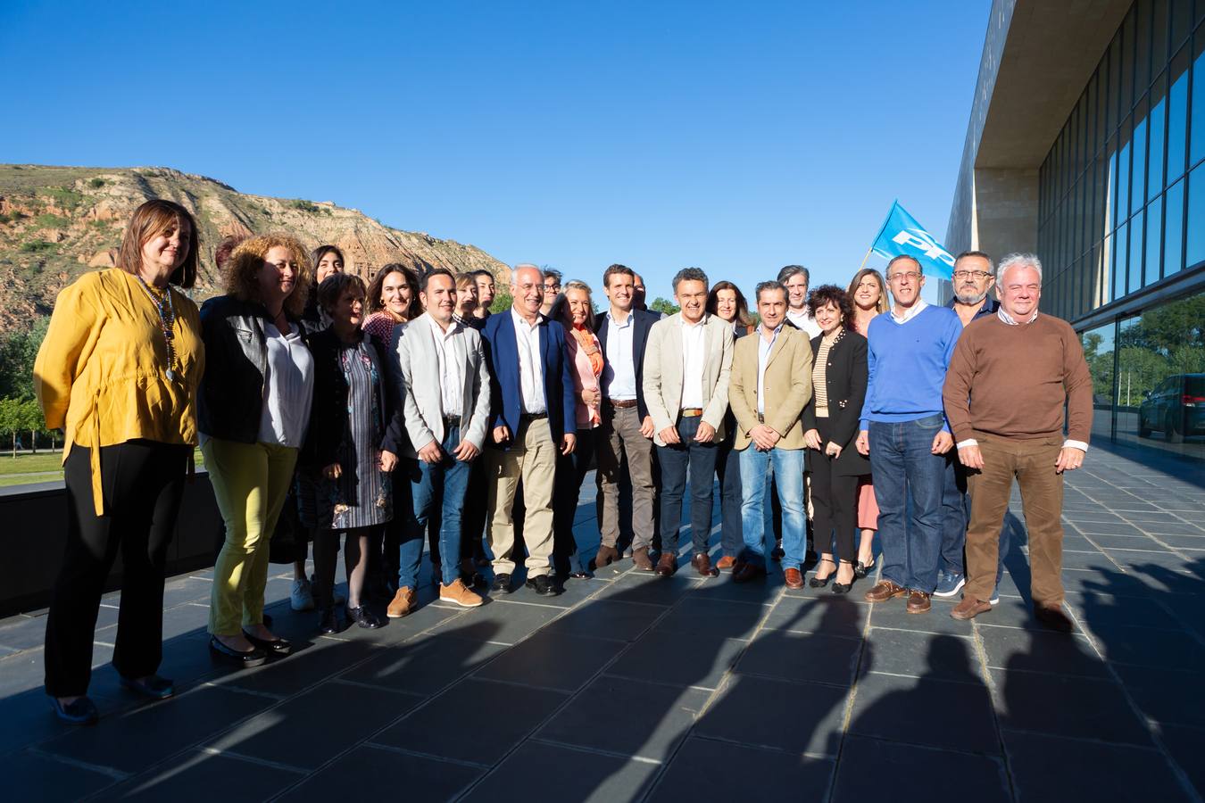 Fotos: Pablo Casado, en Logroño