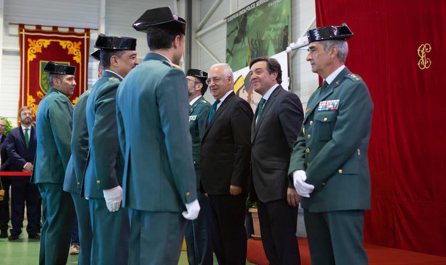 El Acuartelamiento de la Guardia Civil de Logroño ha celebrado este lunes un acto conmemorativo