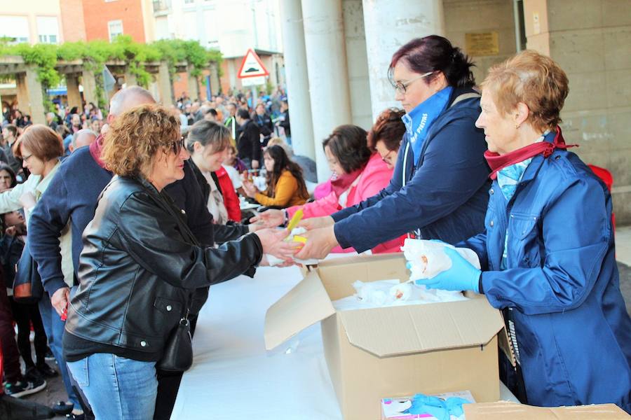 La asociación de mujeres ofreció una degustación de bocadillo