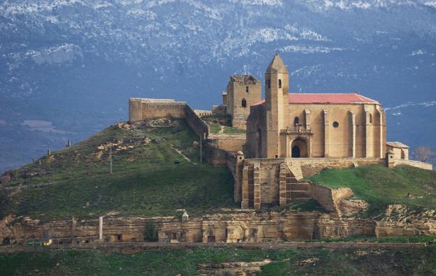 Vista del castillo de San Vicente. 