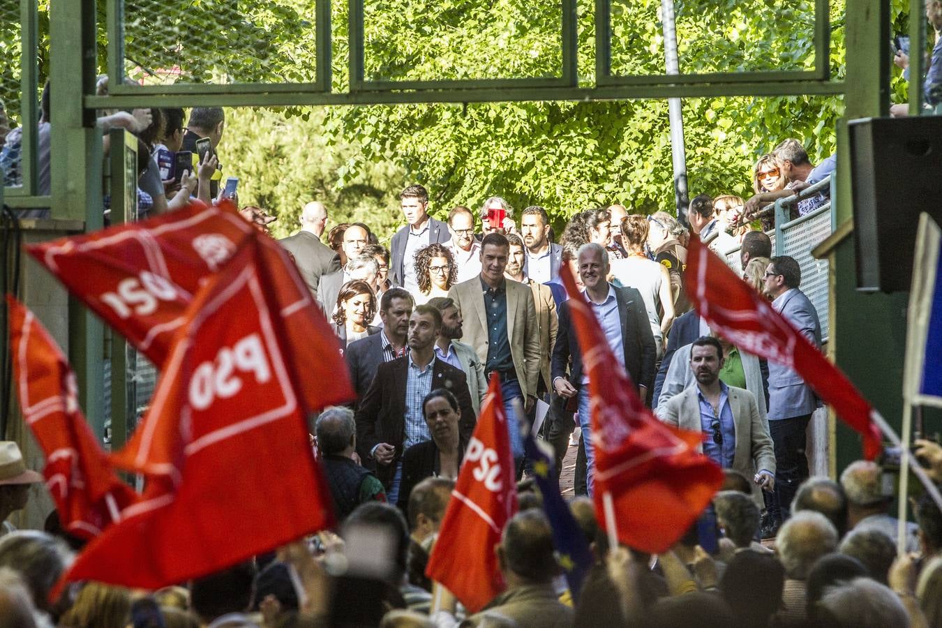 Fotos: Sánchez en su mitin en Logroño para pedir el voto para Andreu y Pablo Hermoso