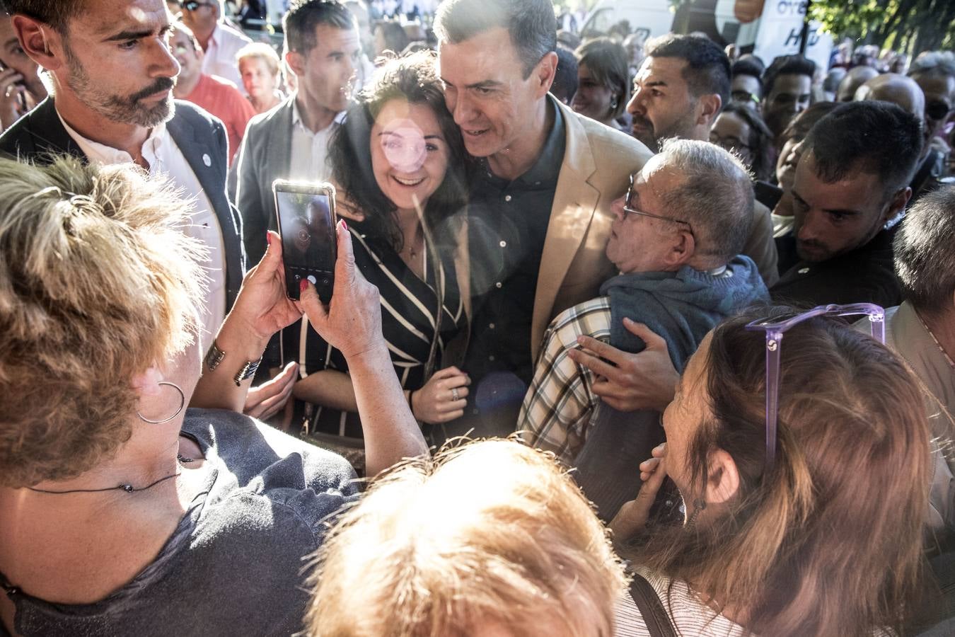 Fotos: Sánchez en su mitin en Logroño para pedir el voto para Andreu y Pablo Hermoso