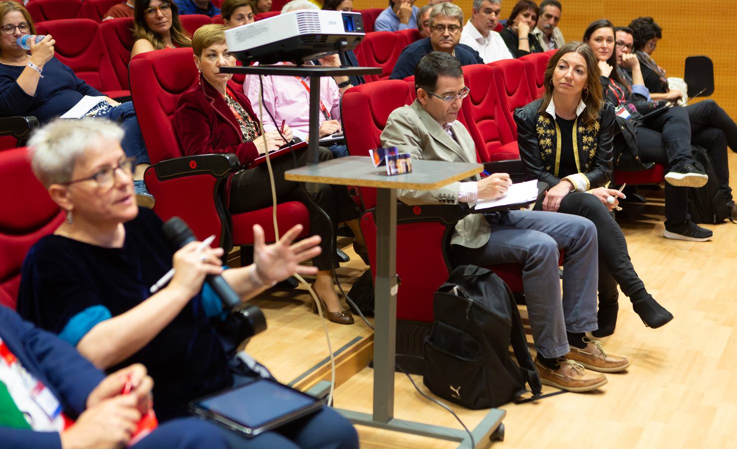 Fotos: Conferencia en la UR de decanos de universidades españolas sobre la modificación del actual sistema de acceso a la profesión docente