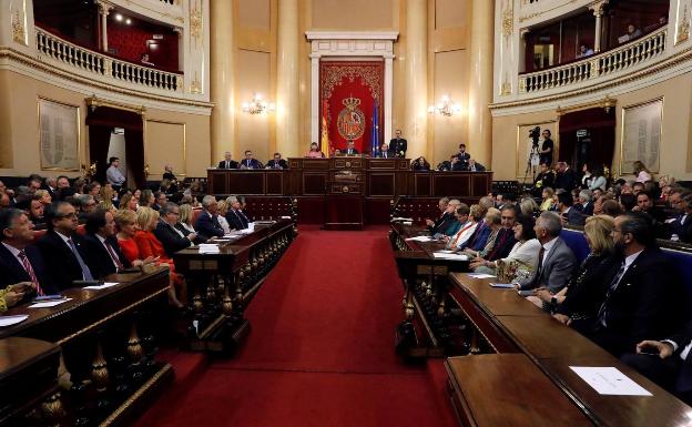 Vistea general de Senado durante la sesión constitutiva de la Cámara alta este 21 de mayo. 