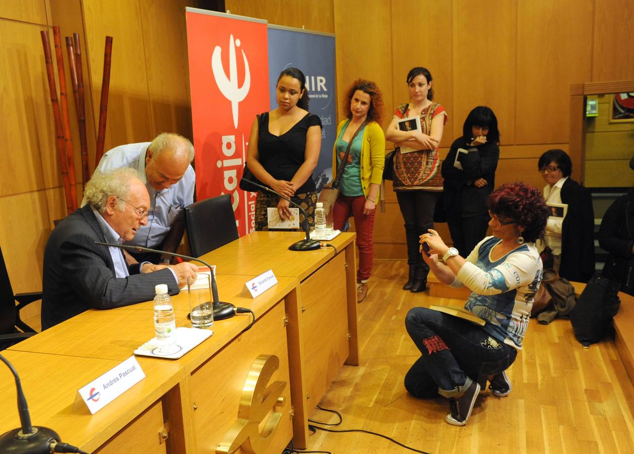 Fotos: Cuando Eduardo Punset triunfó en el Aula de Cultura de Diario LA RIOJA en el 2012