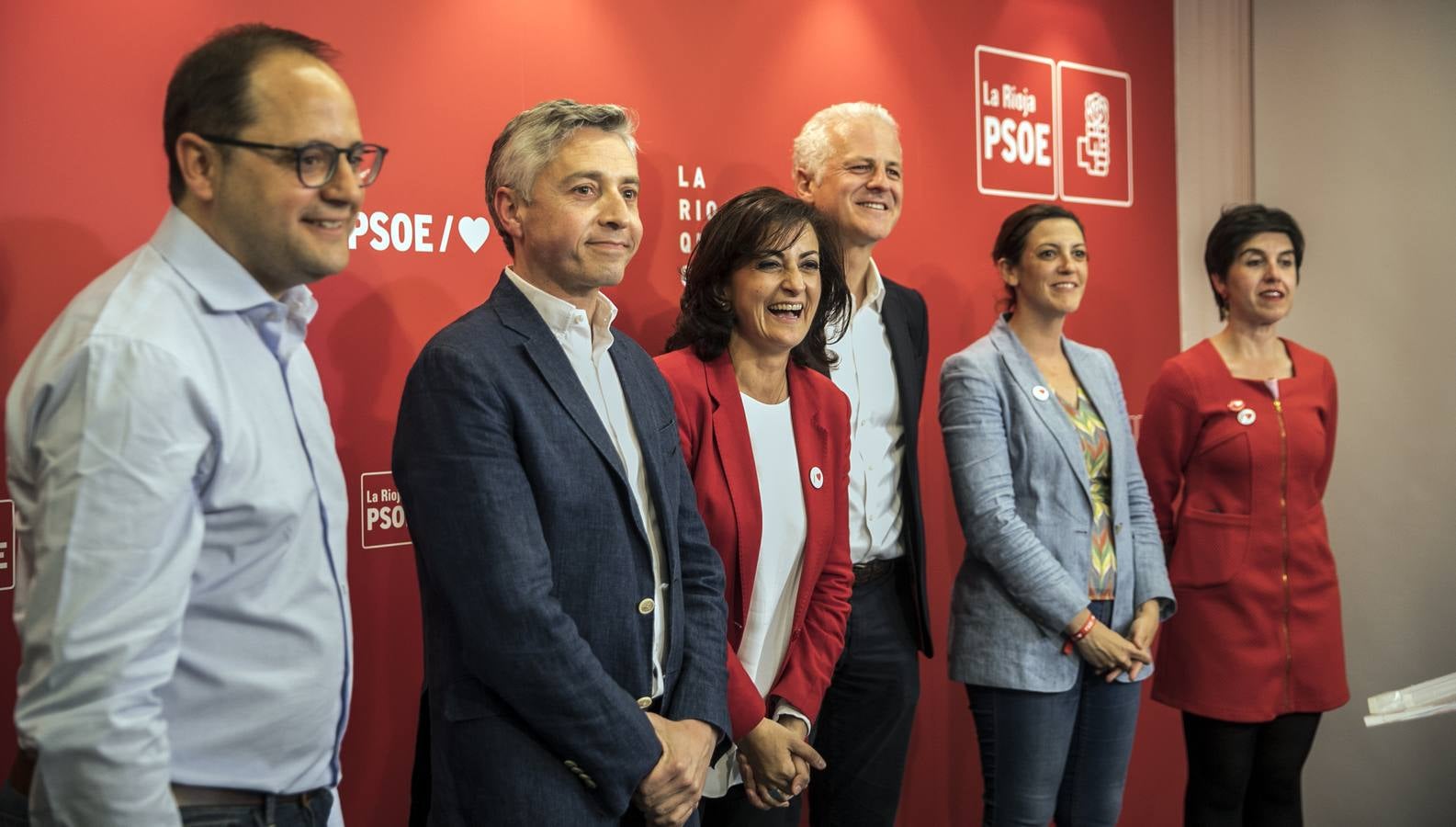 Fotos: El PSOE celebra su victoria en las elecciones autonómicas y municipales de La Rioja