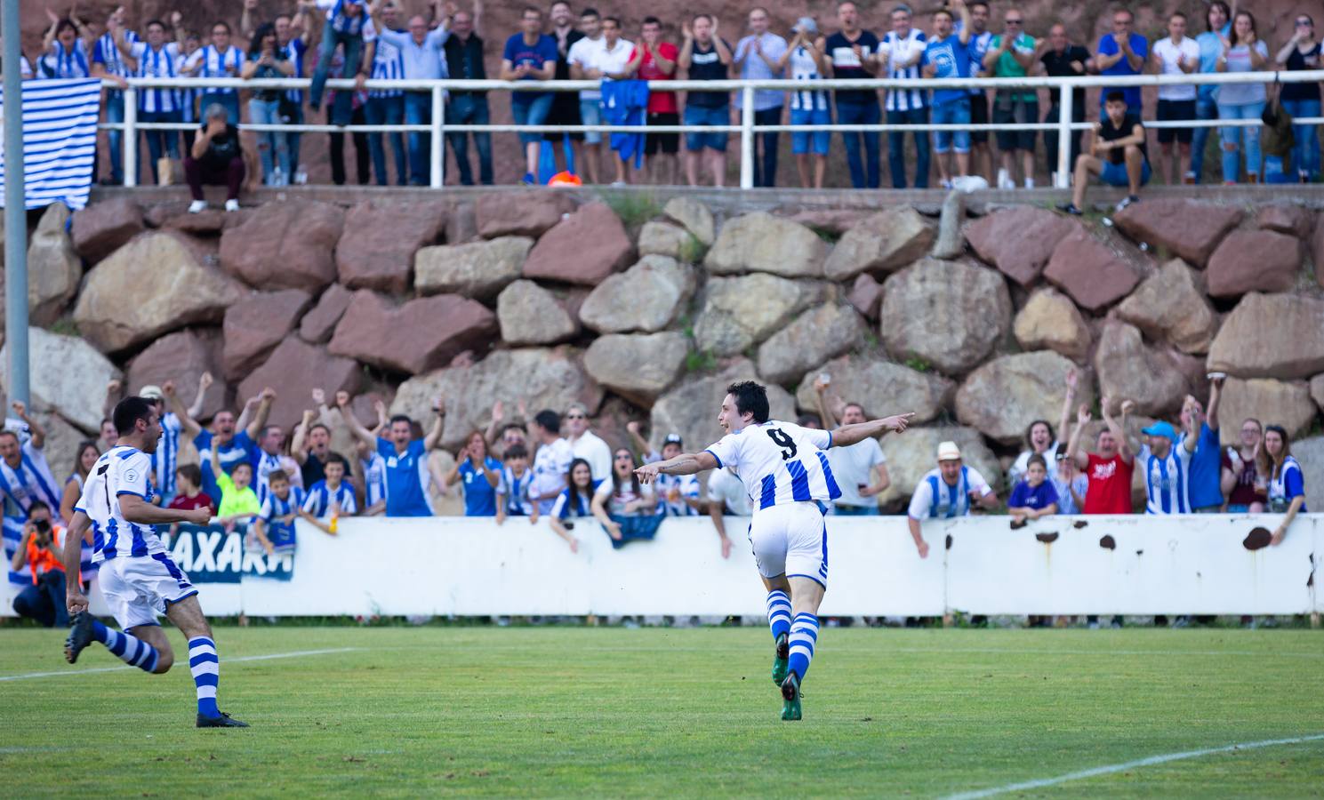 Los de Roberto Ochoa quedan apeados del 'play off' de ascenso tras empatar a un tanto contra los navarros