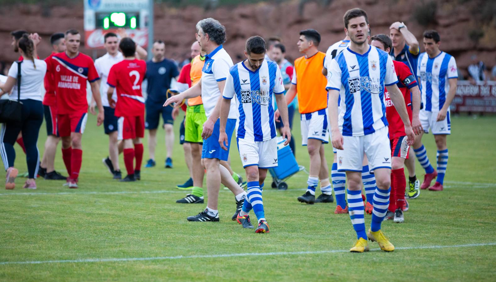 Los de Roberto Ochoa quedan apeados del 'play off' de ascenso tras empatar a un tanto contra los navarros