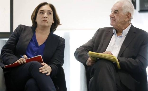 Ada Colau y Ernest Maragall.