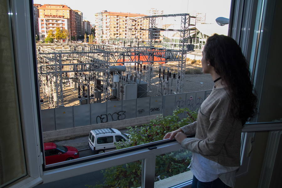 Noviembre del 2016. Leyre, con 17 años, observa la misma panorámica desde su ventana.