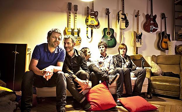 Componentes de «La habitación roja», grupo español de pop-rock.