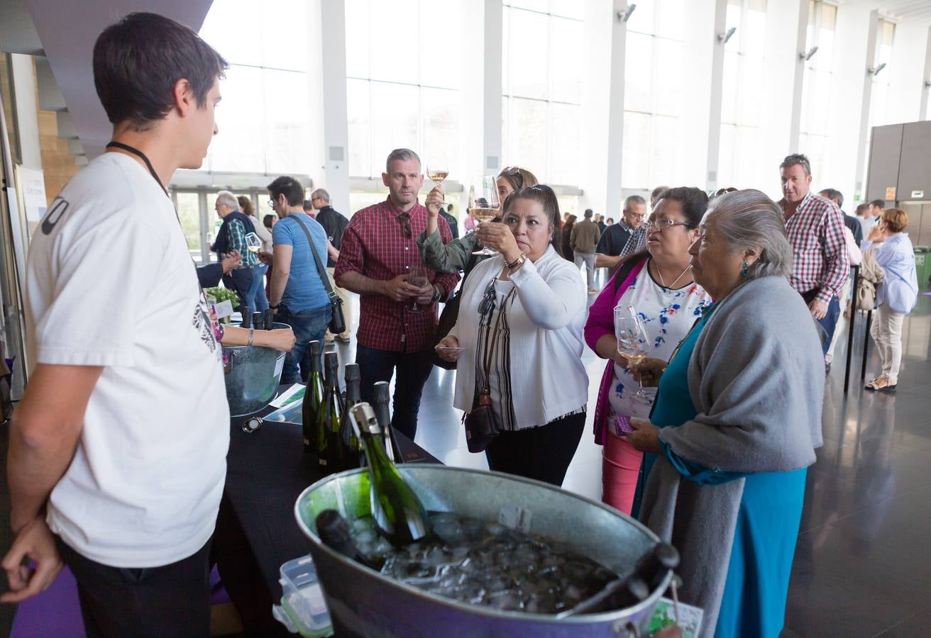 Dieciséis bodegas de todo el país ofrecieron sus vinos en la Cata Popular de los X Premios Ecovino, en Riojafórum