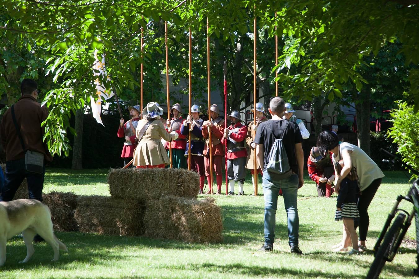 Fotos: Recreación del campamento francés en el parque del Ebro