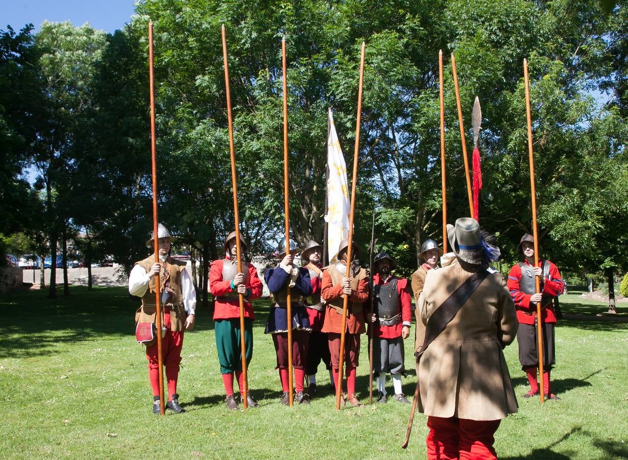 Fotos: Recreación del campamento francés en el parque del Ebro