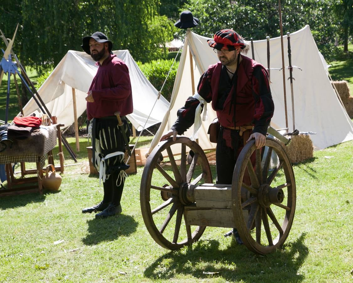 Fotos: Recreación del campamento francés en el parque del Ebro
