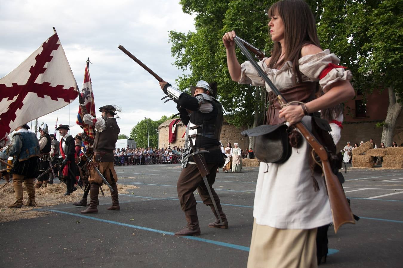 Fotos: Recreación del asedio, segundo acto