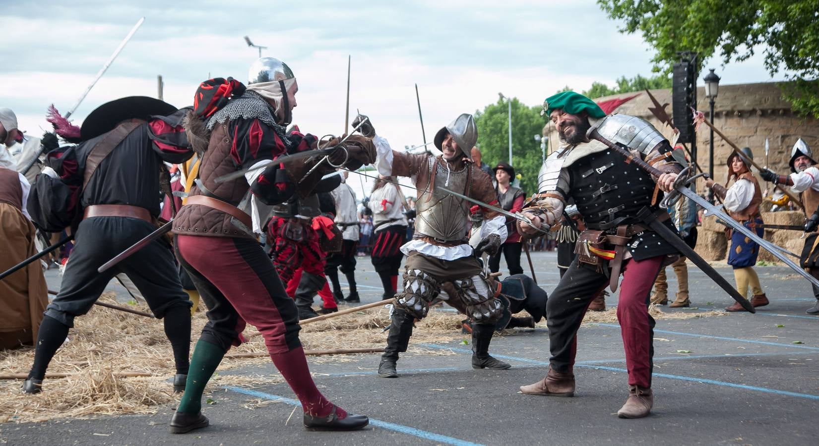 Fotos: Recreación del asedio, segundo acto