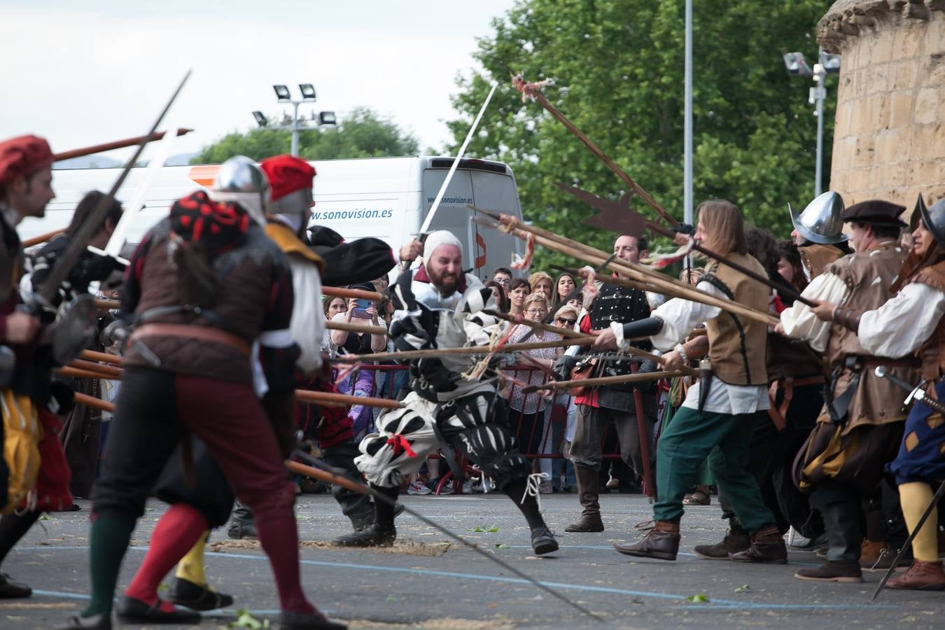 Fotos: Recreación del asedio, segundo acto