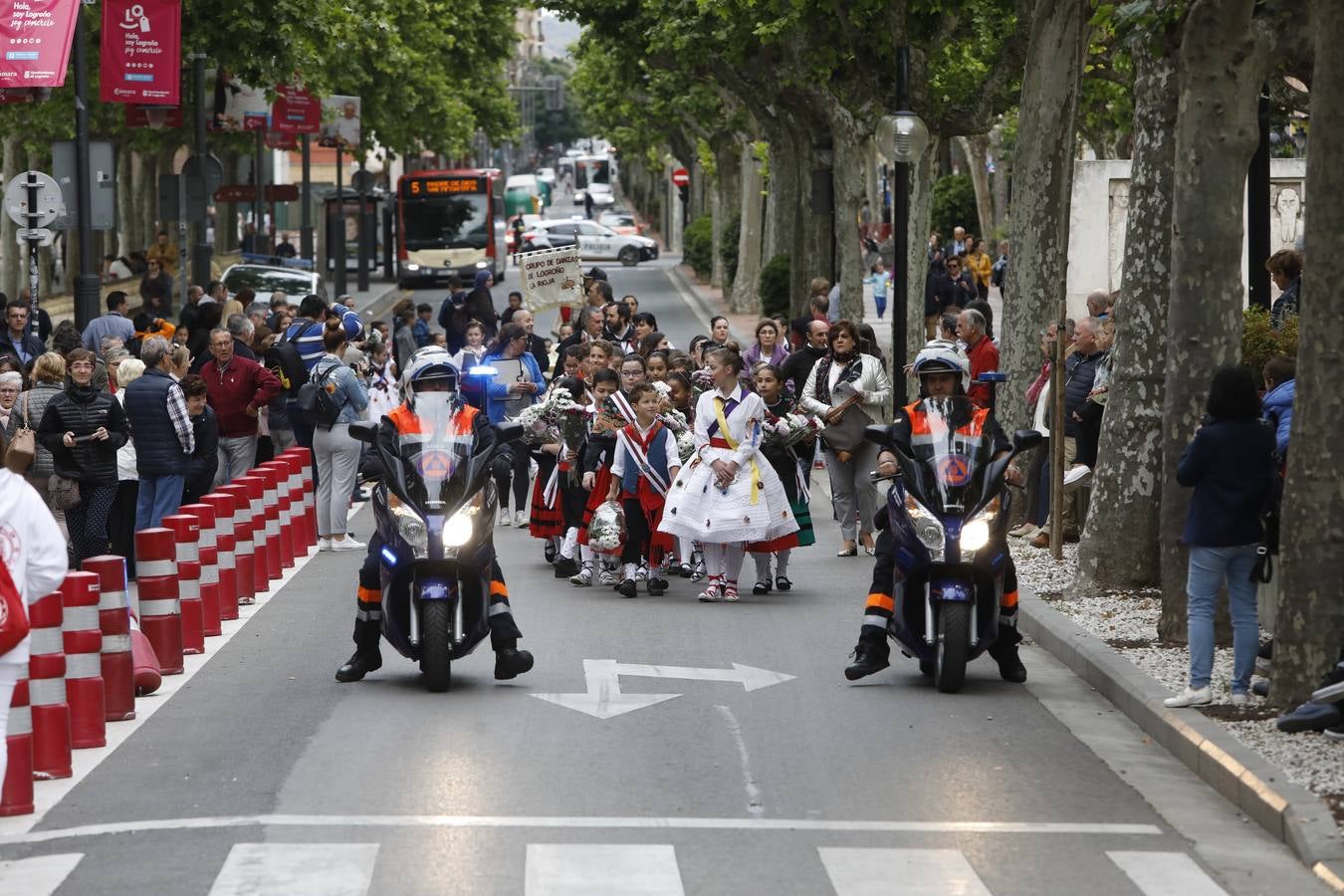 Fotos: Tradicional ofrenda de flores en El Revellín