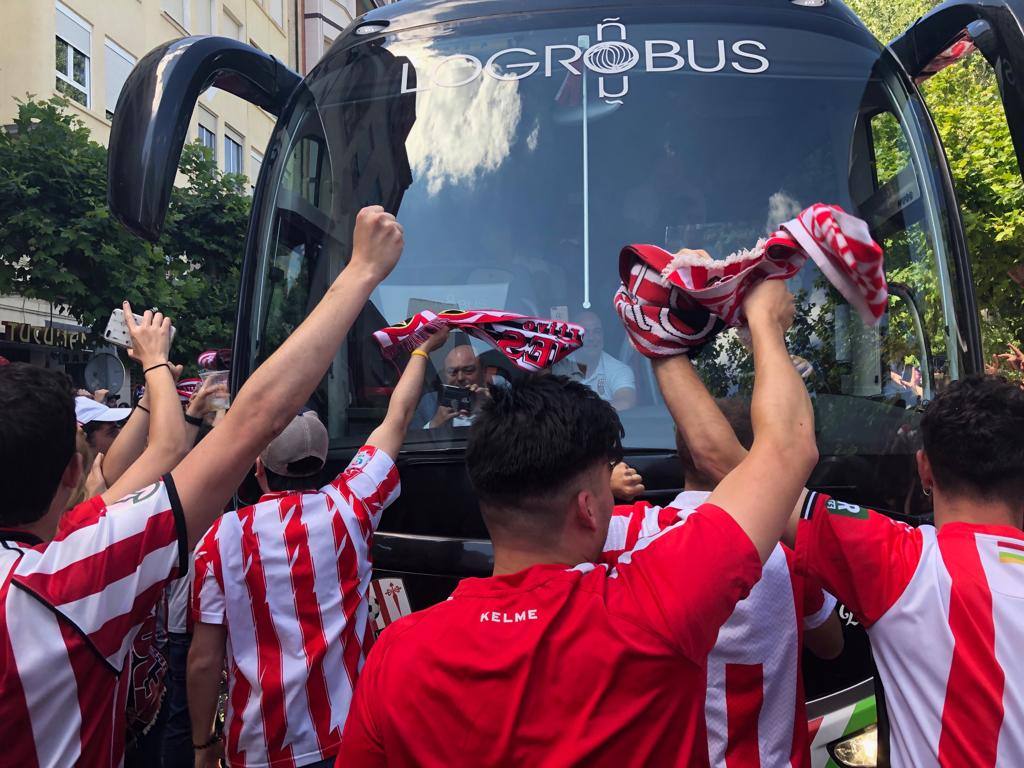 Fotos: El ambiente en Logroño antes del partido UDL-Hércules