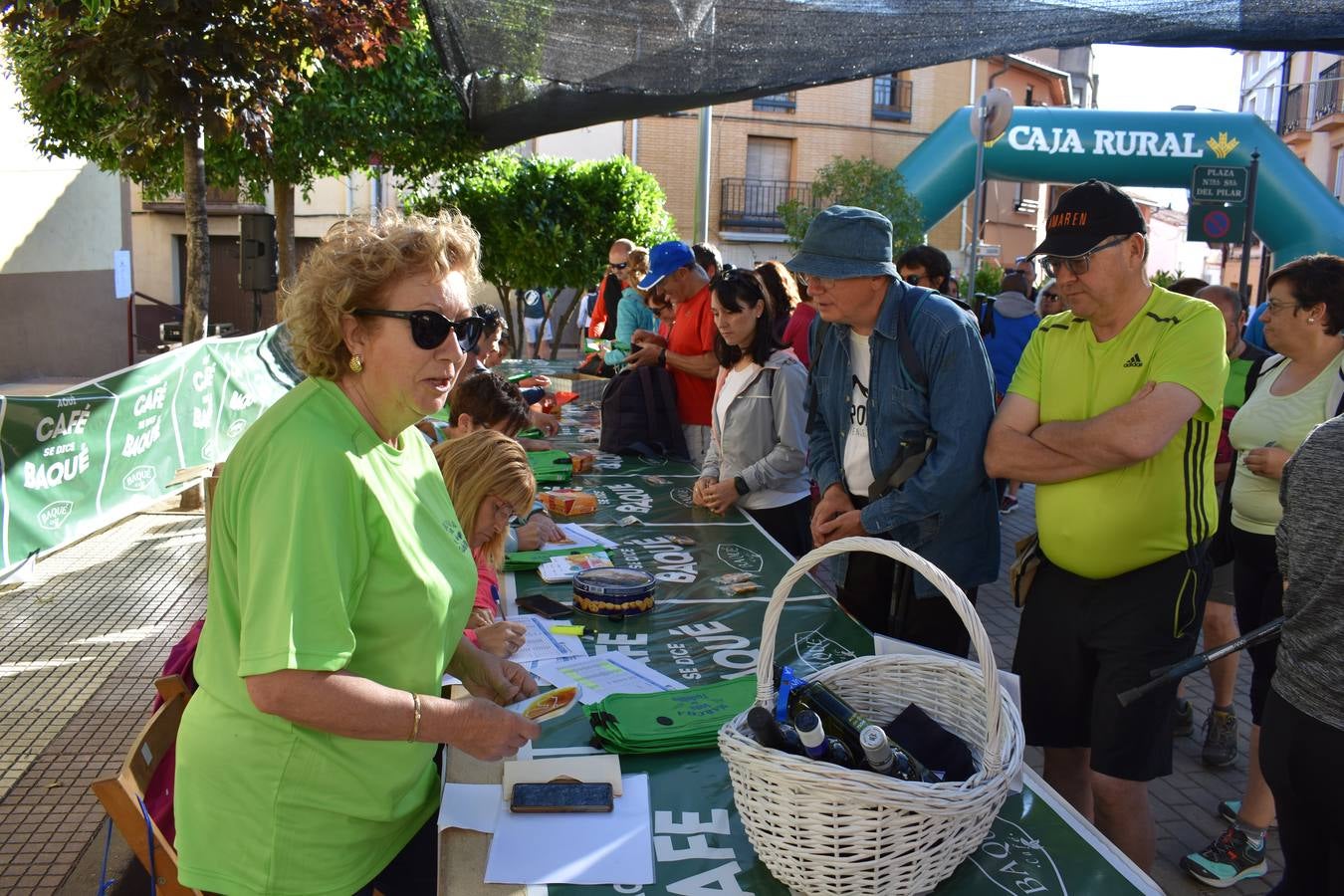 VII marcha Villa de Tudelilla, con 250 personas más unos 20 integrantes de ASPACE Rioja, entidad a la que se destinó parte de la recaudación.