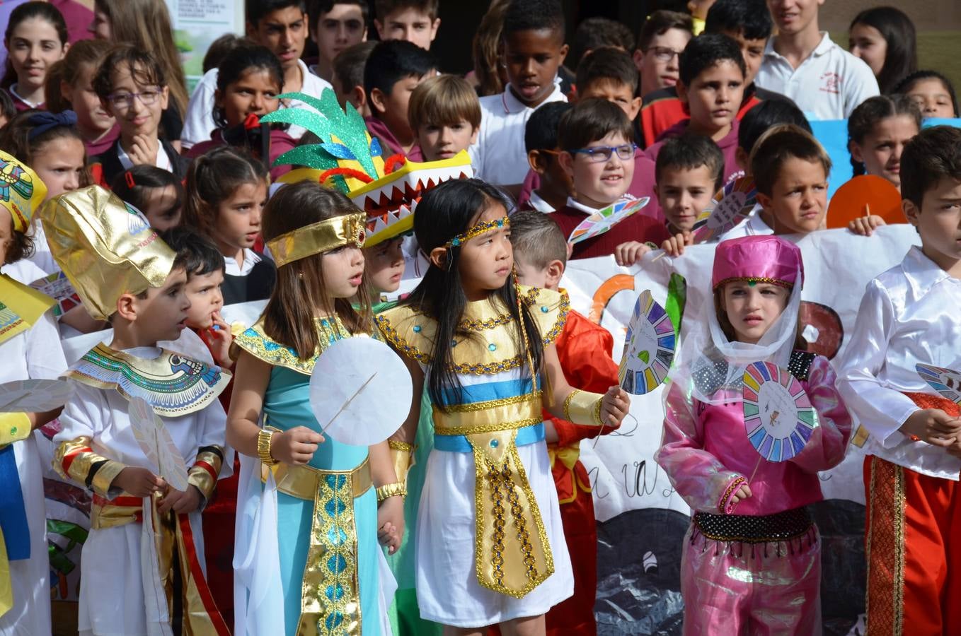 Los alumnos del colegio San Agustín han hecho un parón educativo por el Medio Ambiente.