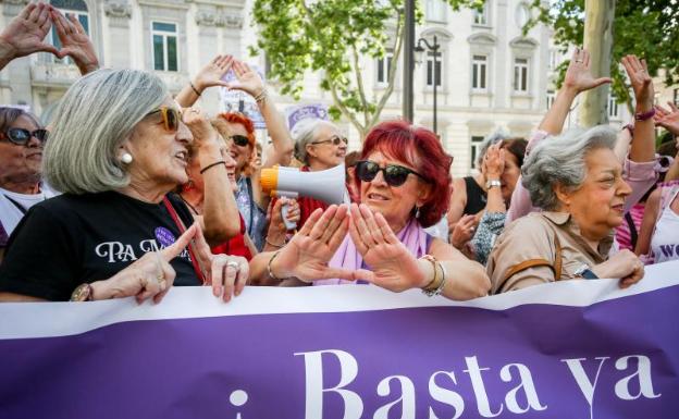 Manifestación contra La Manada. 